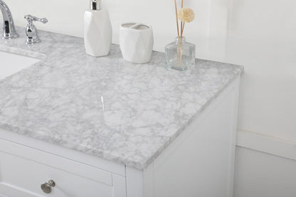 Elegant Furniture & Lighting - Franklin 60 inch Single bathroom vanity in white - VF60260WH veiw 6