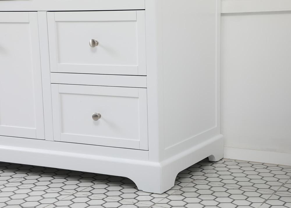 Elegant Furniture & Lighting - Franklin 60 inch Single bathroom vanity in white - VF60260WH veiw 7