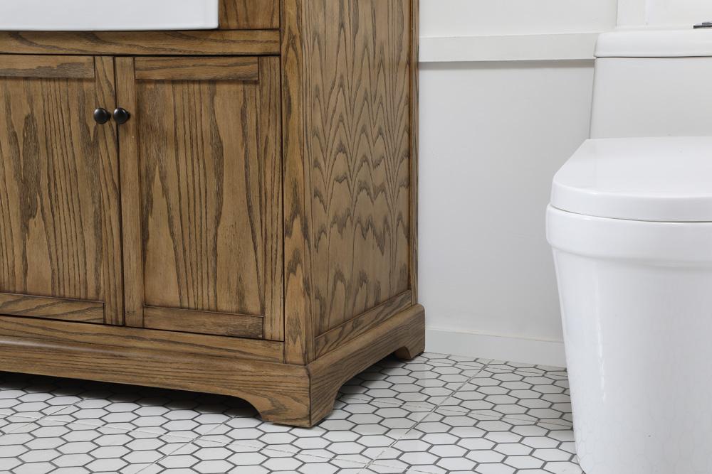 Elegant Furniture & Lighting - Franklin 72 inch double bathroom vanity in driftwood - VF60272DDW veiw 7