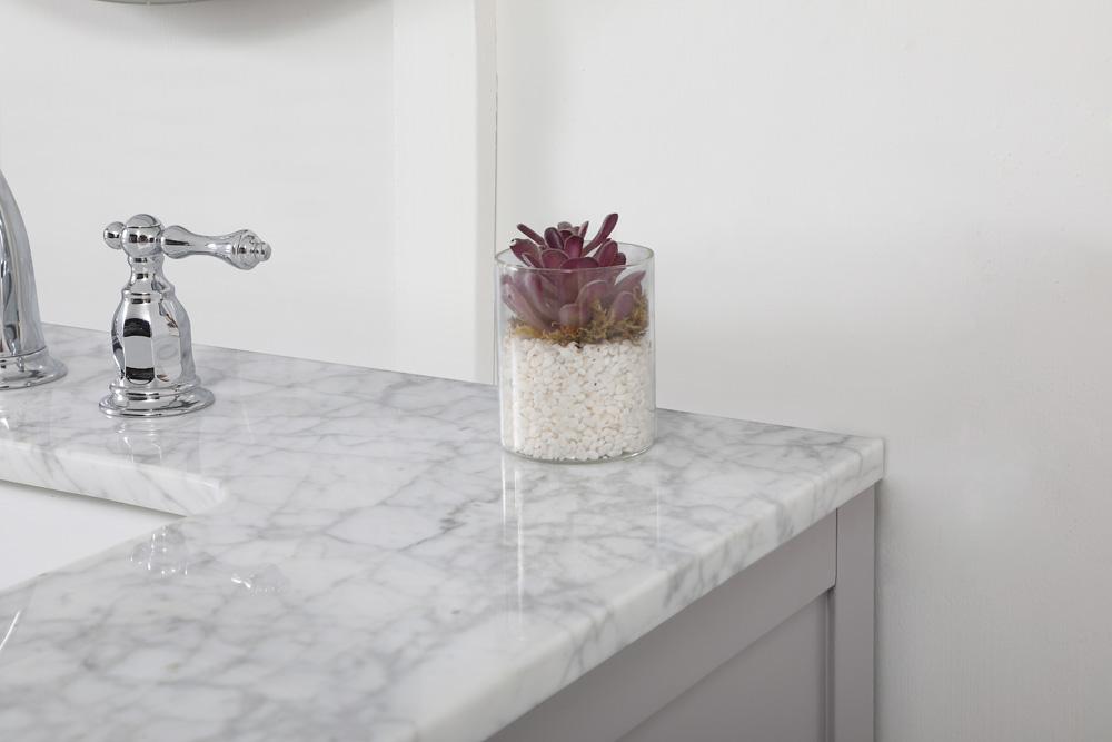 Elegant Furniture & Lighting - Franklin 72 inch double bathroom vanity in grey - VF60272DGR veiw 6