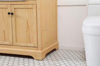 Elegant Furniture & Lighting - Franklin 72 inch double bathroom vanity in natural wood - VF60272DNW veiw 7