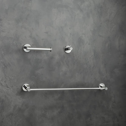 Elegant Furniture & Lighting - Freya 3-Piece Bathroom Hardware Set in Chrome - HWB-11S3HPCH veiw 2