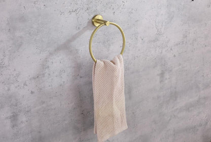 Elegant Furniture & Lighting - Freya 4-Piece Bathroom Hardware Set in Brushed Gold - HWB-11S4BGD veiw 6