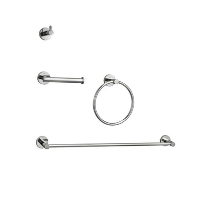 Elegant Furniture & Lighting - Freya 4-Piece Bathroom Hardware Set in Chrome - HWB-11S4PCH veiw 1