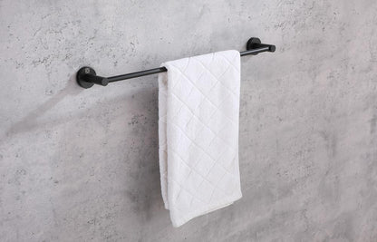 Elegant Furniture & Lighting - Freya 4-Piece Bathroom Hardware Set in Matte Black - HWB-11S4MBK veiw 3