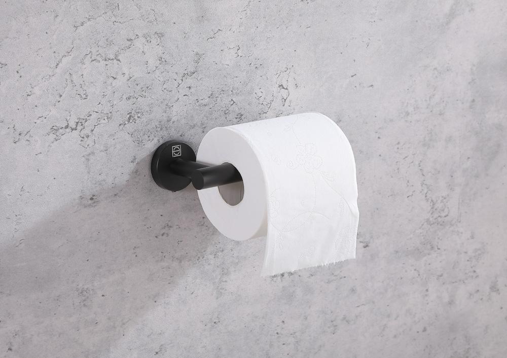 Elegant Furniture & Lighting - Freya 4-Piece Bathroom Hardware Set in Matte Black - HWB-11S4MBK veiw 4