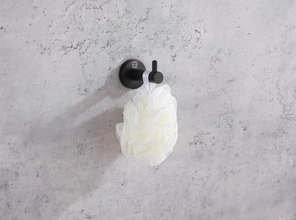 Elegant Furniture & Lighting - Freya 4-Piece Bathroom Hardware Set in Matte Black - HWB-11S4MBK veiw 5