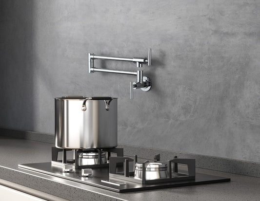 Elegant Furniture & Lighting - Gabriel Wall Mounted Pot Filler in Chrome - FAK-312PCH veiw 2