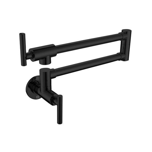 Elegant Furniture & Lighting - Gabriel Wall Mounted Pot Filler in Matte Black - FAK-312MBK veiw 1
