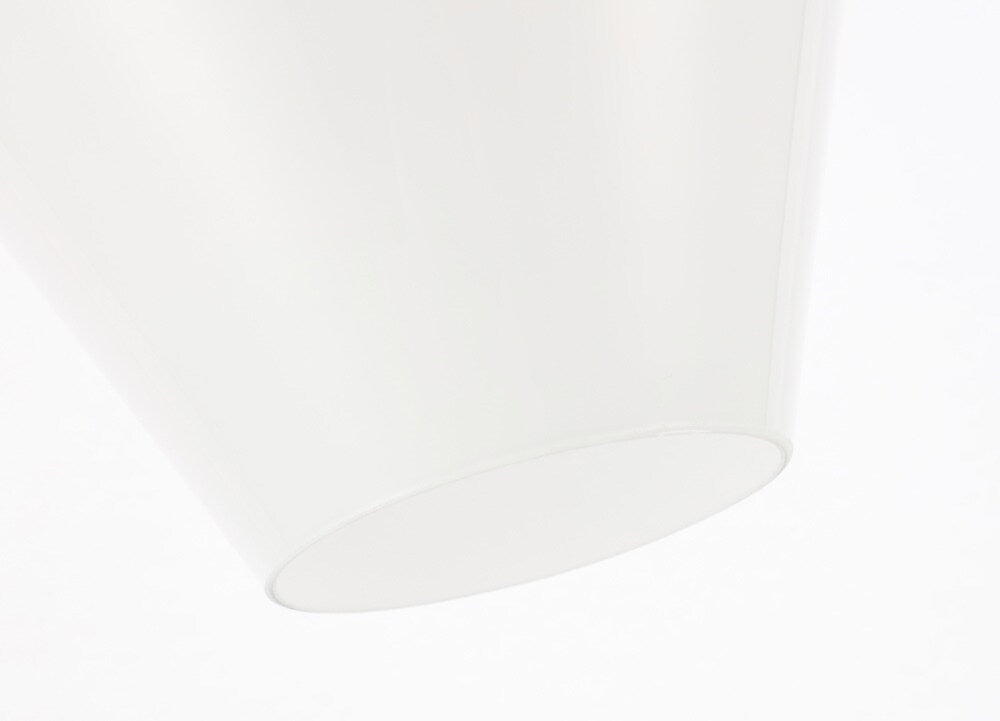 Elegant Furniture & Lighting - Gene 1 light Black and Frosted white glass Flush mount - LD2255BK veiw 10