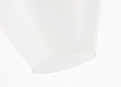 Elegant Furniture & Lighting - Gene 1 light Black and Frosted white glass Flush mount - LD2255BK veiw 10
