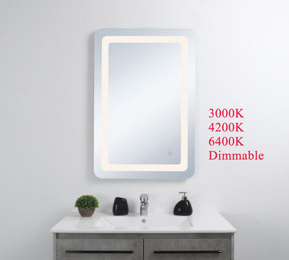 Elegant Furniture & Lighting - Genesis 18in x 30in soft edge LED mirror - MRE31830 veiw 2