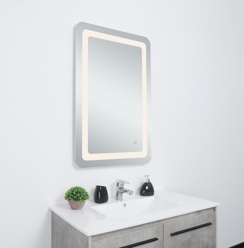 Elegant Furniture & Lighting - Genesis 18in x 30in soft edge LED mirror - MRE31830 veiw 3