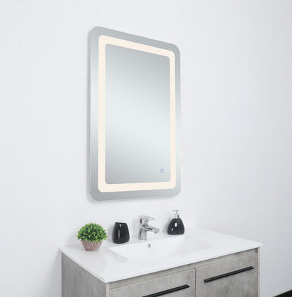 Elegant Furniture & Lighting - Genesis 18in x 30in soft edge LED mirror - MRE31830 veiw 3