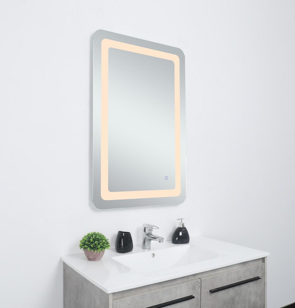 Elegant Furniture & Lighting - Genesis 18in x 30in soft edge LED mirror - MRE31830 veiw 4