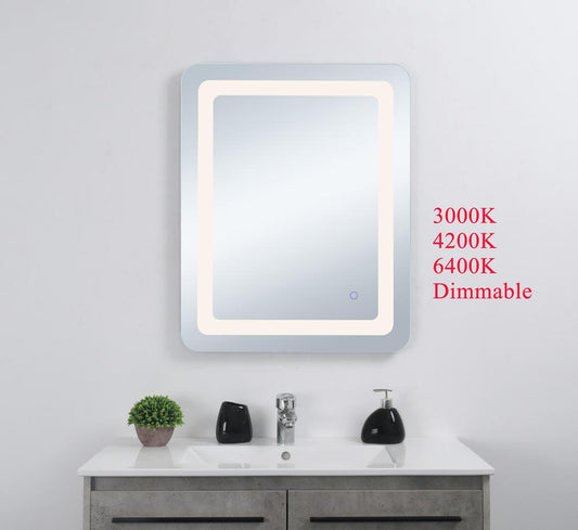 Elegant Furniture & Lighting - Genesis 20in x 30in soft edge LED mirror - MRE32030 veiw 2