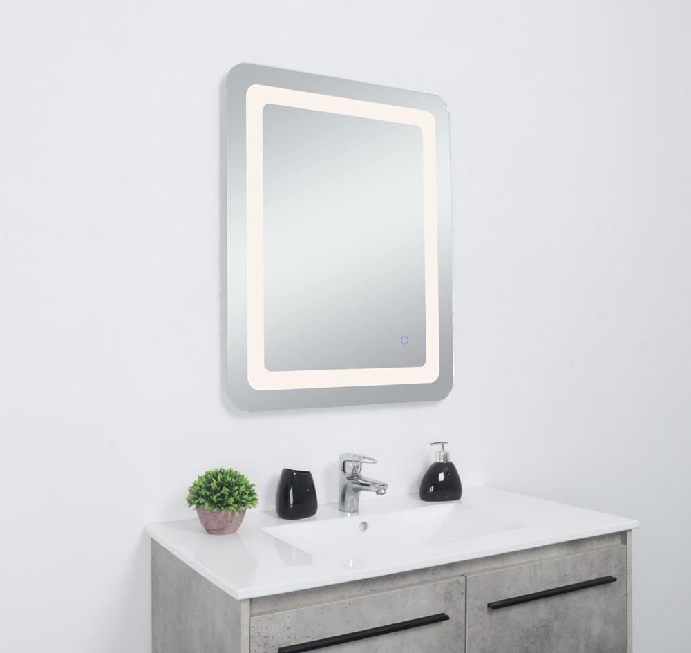 Elegant Furniture & Lighting - Genesis 20in x 30in soft edge LED mirror - MRE32030 veiw 3