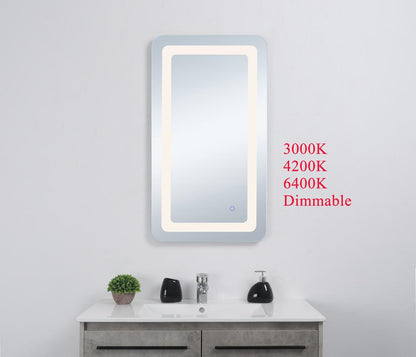 Elegant Furniture & Lighting - Genesis 20in x 36in soft edge LED mirror - MRE32036 veiw 2