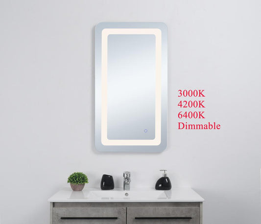 Elegant Furniture & Lighting - Genesis 20in x 36in soft edge LED mirror - MRE32036 veiw 2