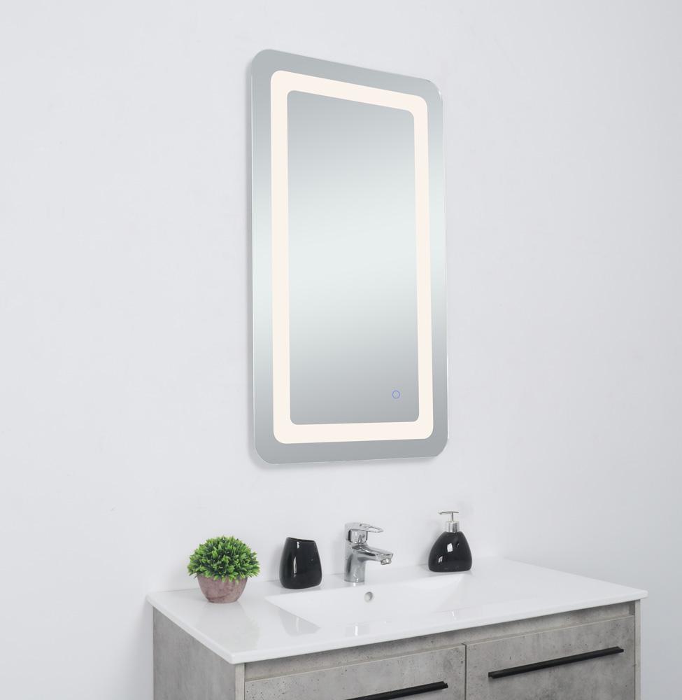Elegant Furniture & Lighting - Genesis 20in x 36in soft edge LED mirror - MRE32036 veiw 3