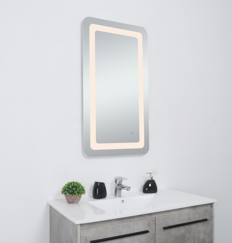 Elegant Furniture & Lighting - Genesis 20in x 36in soft edge LED mirror - MRE32036 veiw 4