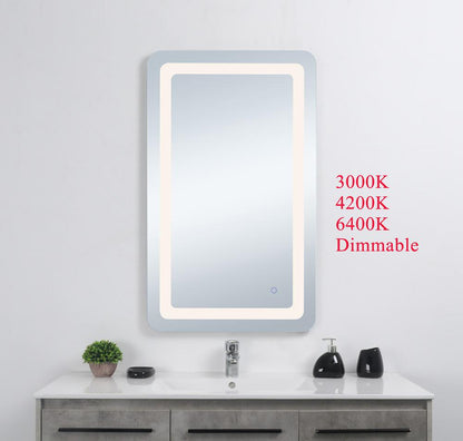 Elegant Furniture & Lighting - Genesis 20in x 40in soft edge LED mirror - MRE32040 veiw 2