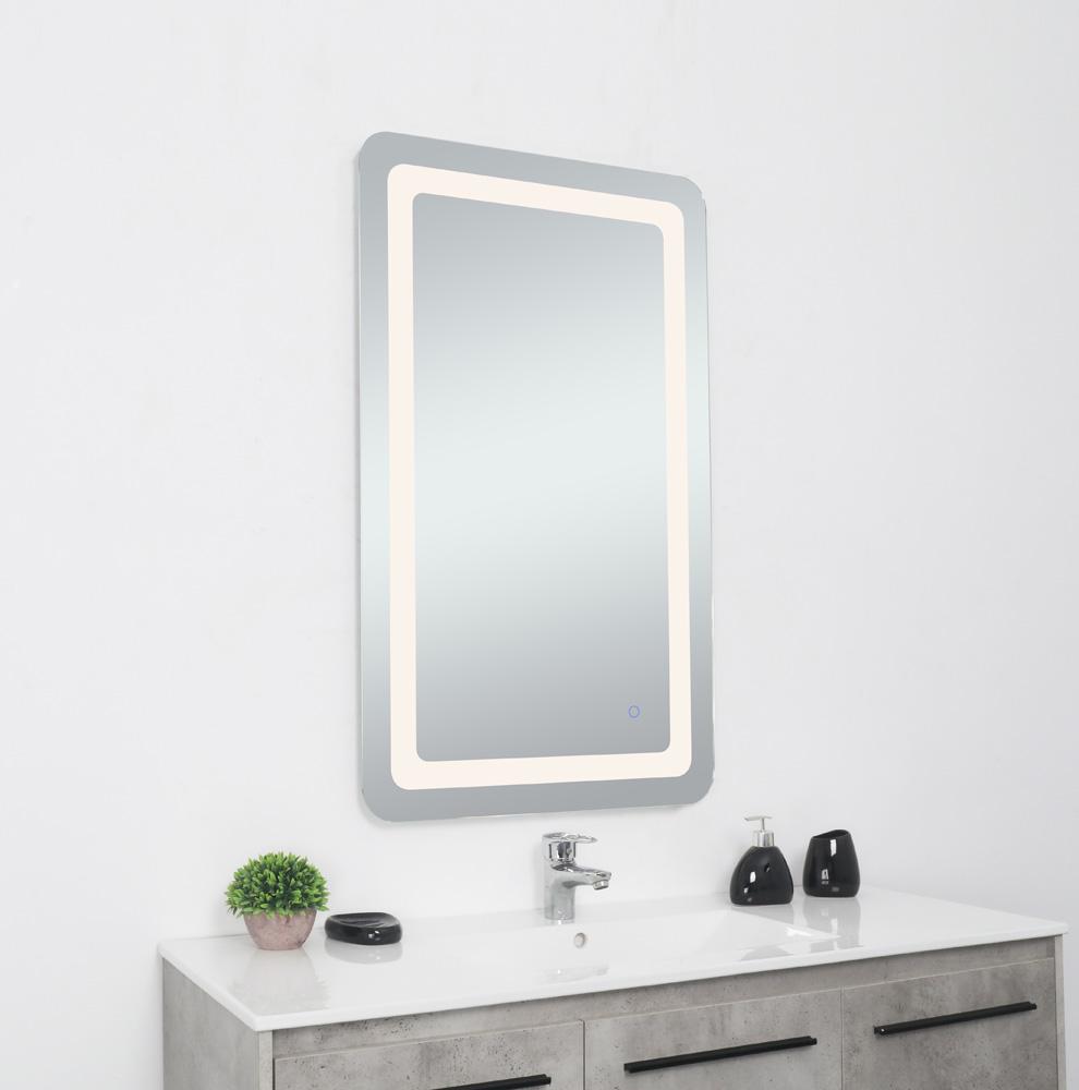 Elegant Furniture & Lighting - Genesis 20in x 40in soft edge LED mirror - MRE32040 veiw 3