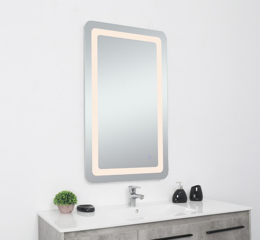 Elegant Furniture & Lighting - Genesis 20in x 40in soft edge LED mirror - MRE32040 veiw 4