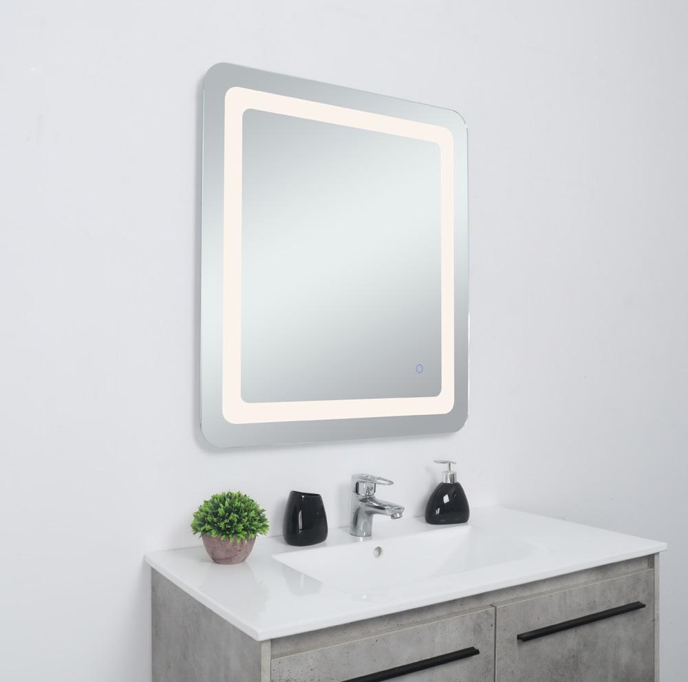 Elegant Furniture & Lighting - Genesis 24in x 30in soft edge LED mirror - MRE32430 veiw 3