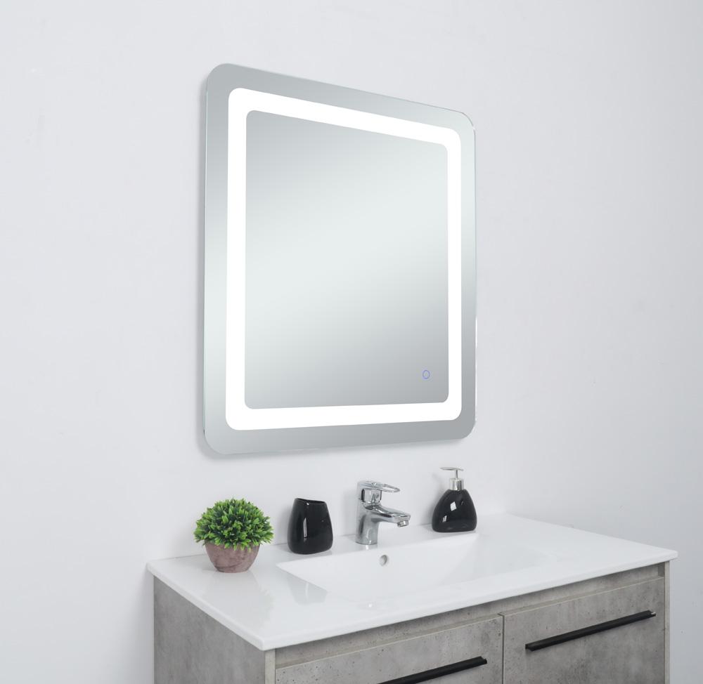 Elegant Furniture & Lighting - Genesis 24in x 30in soft edge LED mirror - MRE32430 veiw 5