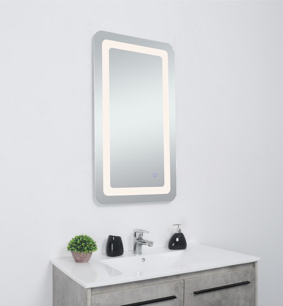 Elegant Furniture & Lighting - Genesis 24in x 36in soft edge LED mirror - MRE32436 veiw 3