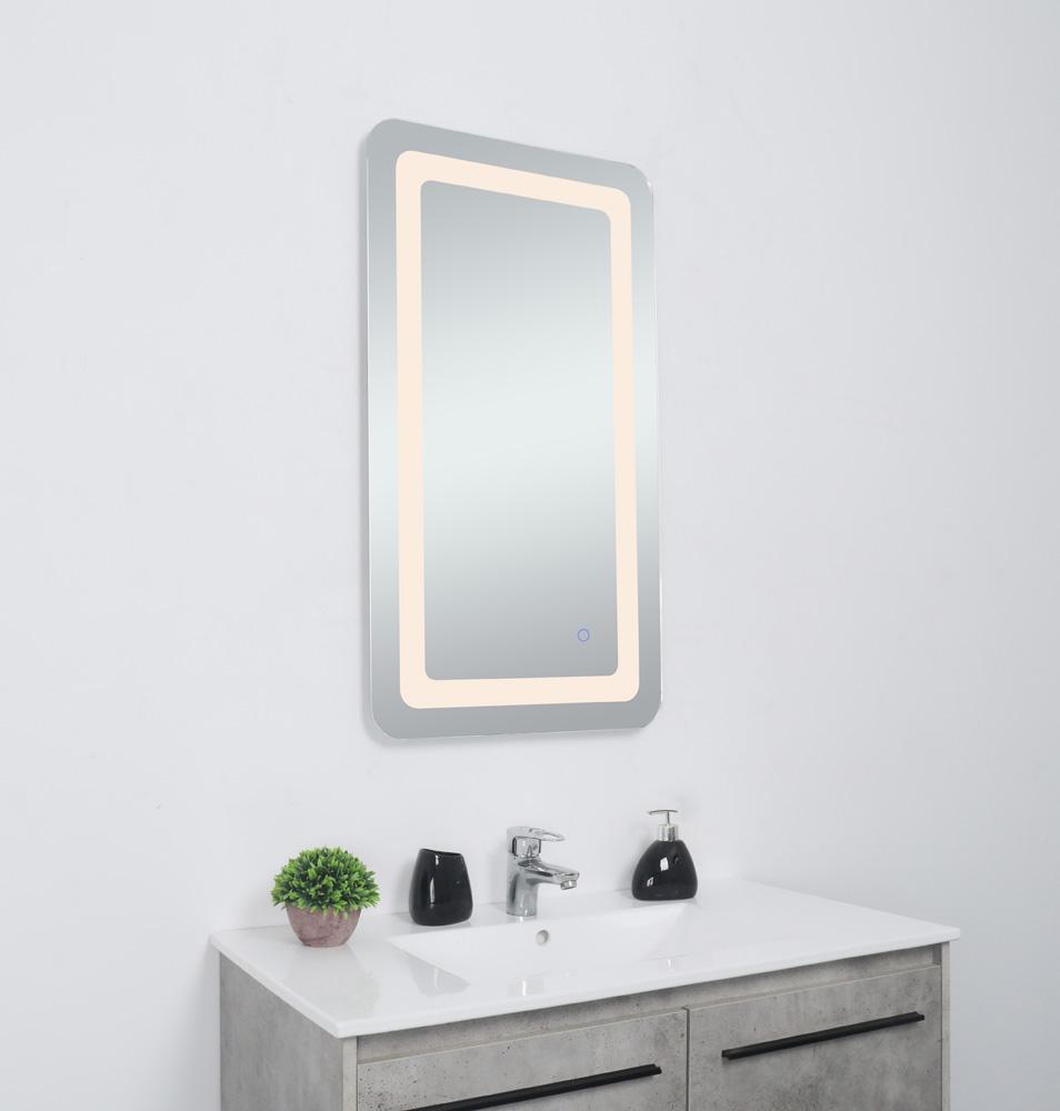 Elegant Furniture & Lighting - Genesis 24in x 36in soft edge LED mirror - MRE32436 veiw 4