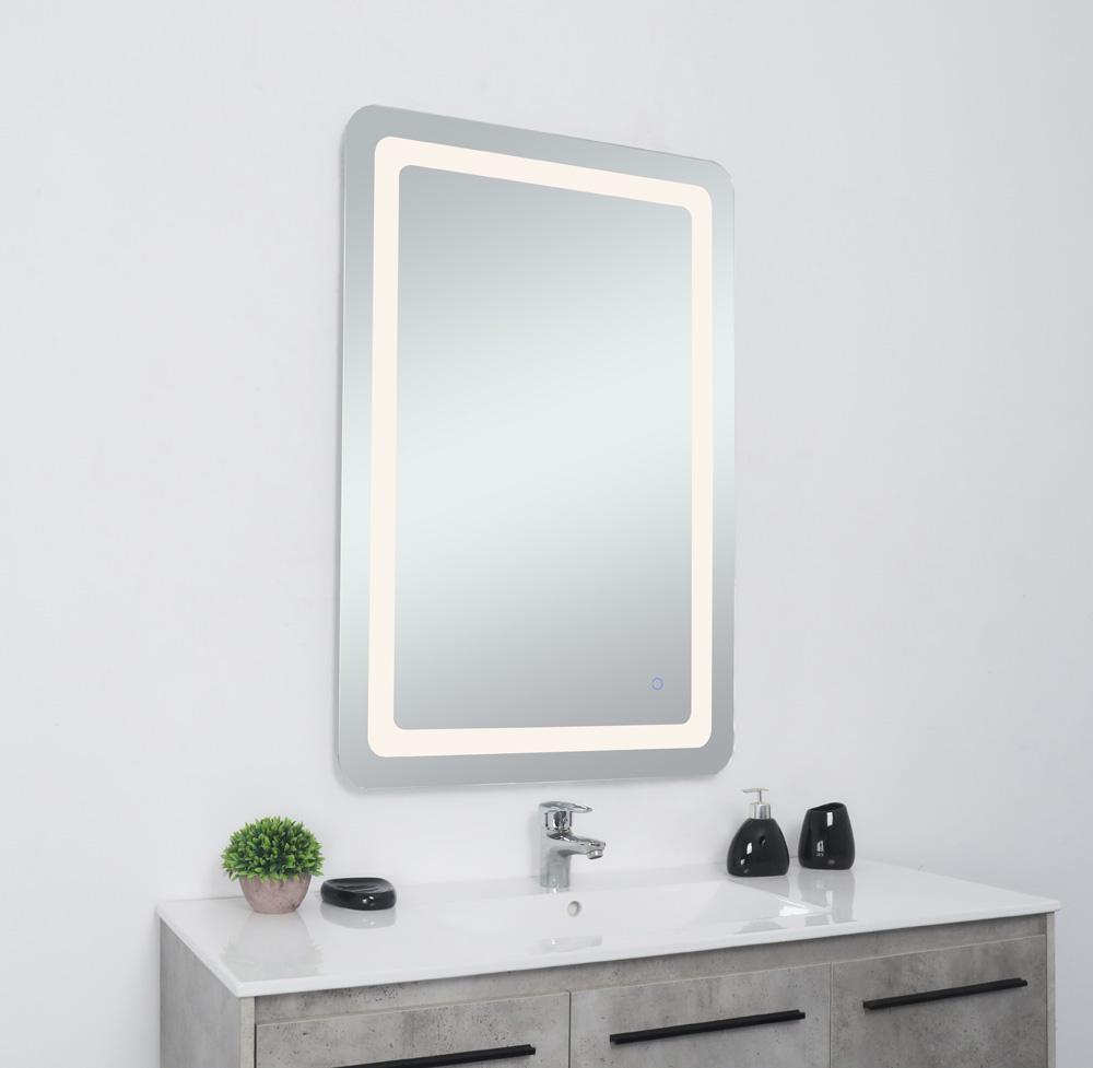 Elegant Furniture & Lighting - Genesis 24in x 40in soft edge LED mirror - MRE32440 veiw 3