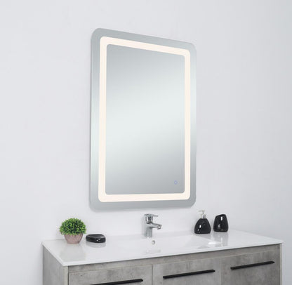 Elegant Furniture & Lighting - Genesis 24in x 40in soft edge LED mirror - MRE32440 veiw 3