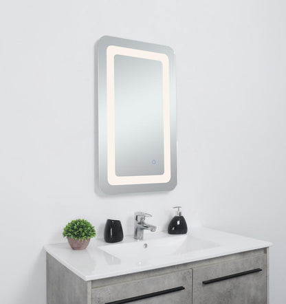 Elegant Furniture & Lighting - Genesis 27in x 30in soft edge LED mirror - MRE32730 veiw 3