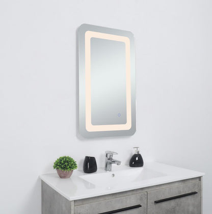 Elegant Furniture & Lighting - Genesis 27in x 30in soft edge LED mirror - MRE32730 veiw 4