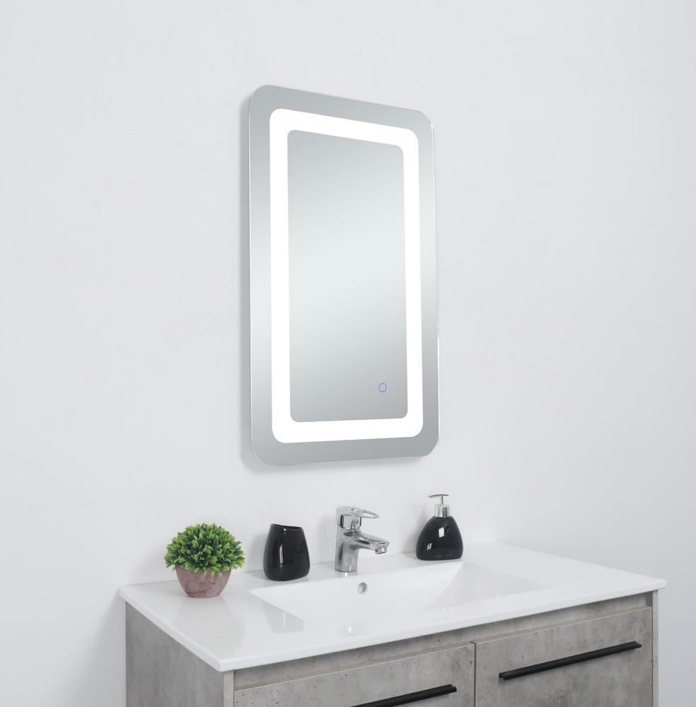 Elegant Furniture & Lighting - Genesis 27in x 30in soft edge LED mirror - MRE32730 veiw 5
