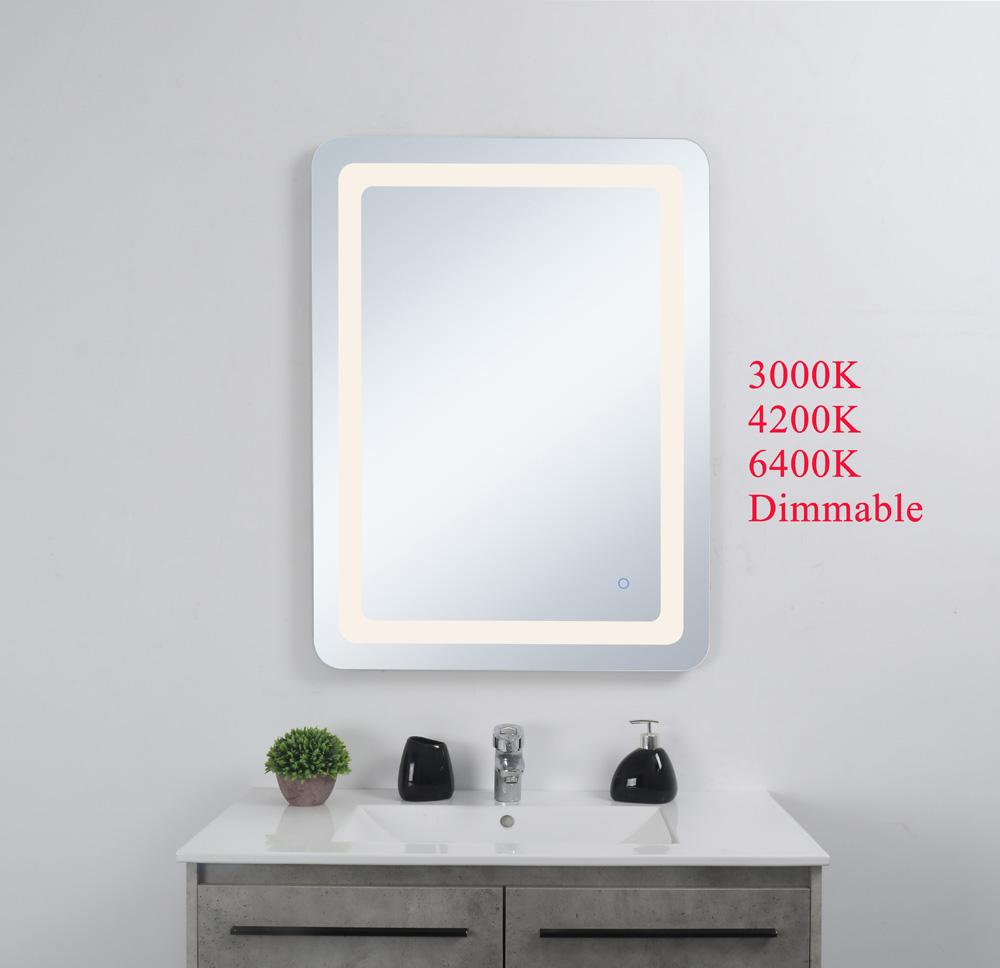 Elegant Furniture & Lighting - Genesis 27in x 36in soft edge LED mirror - MRE32736 veiw 2