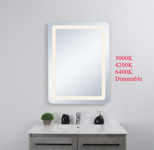 Elegant Furniture & Lighting - Genesis 27in x 36in soft edge LED mirror - MRE32736 veiw 2