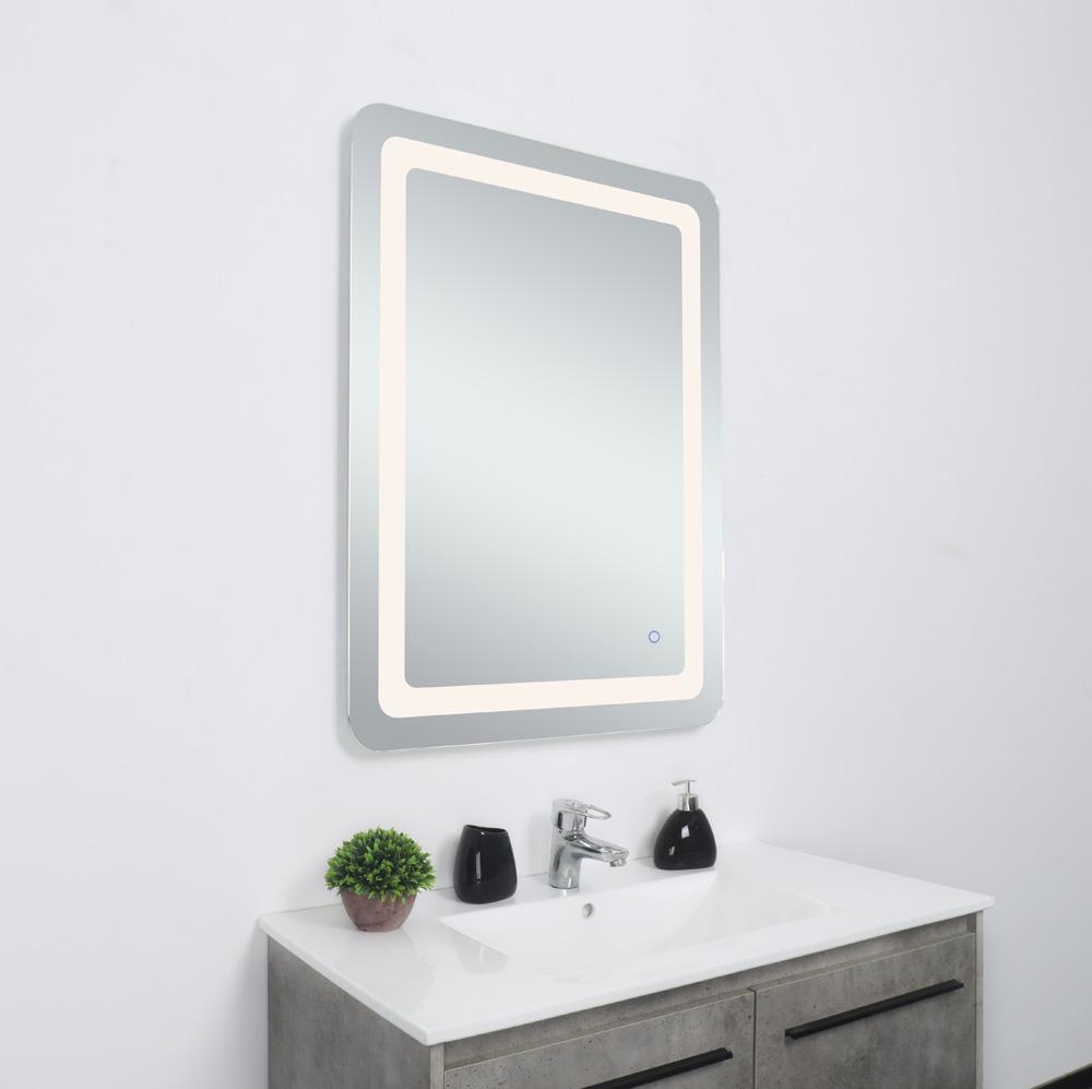 Elegant Furniture & Lighting - Genesis 27in x 36in soft edge LED mirror - MRE32736 veiw 3
