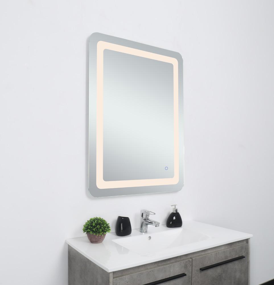 Elegant Furniture & Lighting - Genesis 27in x 36in soft edge LED mirror - MRE32736 veiw 4