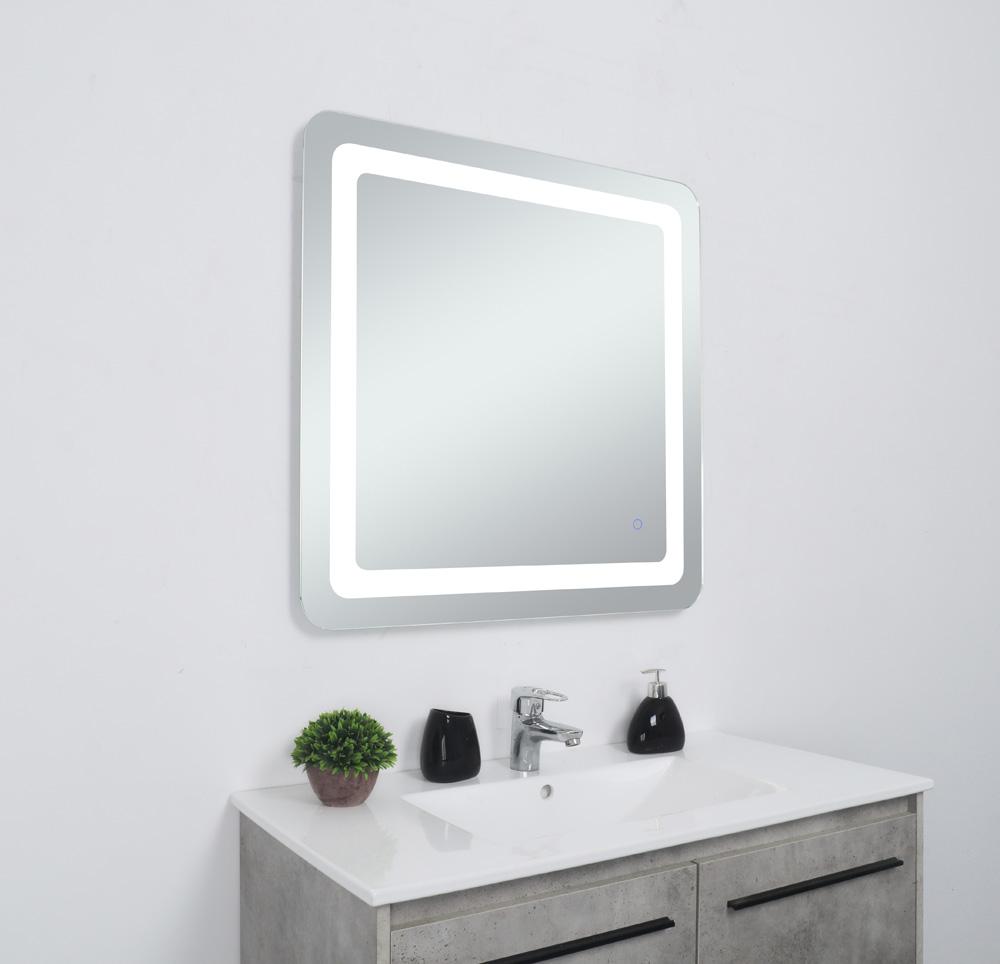 Elegant Furniture & Lighting - Genesis 30in x 30in soft edge LED mirror - MRE33030 veiw 5