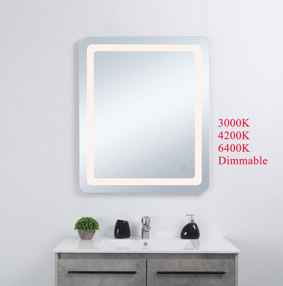 Elegant Furniture & Lighting - Genesis 30in x 36in soft edge LED mirror - MRE33036 veiw 2