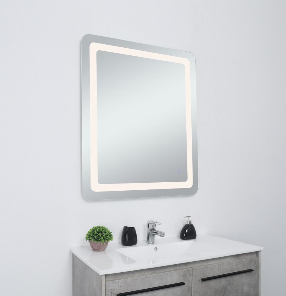 Elegant Furniture & Lighting - Genesis 30in x 36in soft edge LED mirror - MRE33036 veiw 3