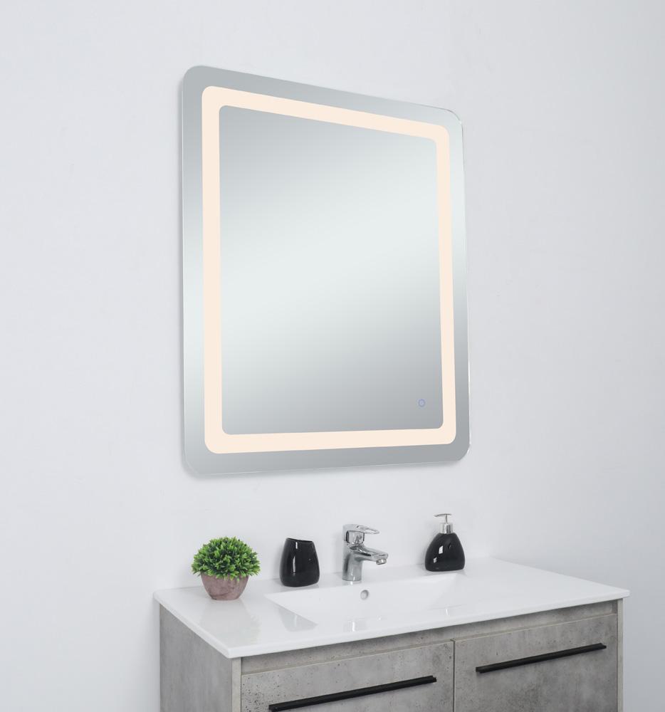 Elegant Furniture & Lighting - Genesis 30in x 36in soft edge LED mirror - MRE33036 veiw 4