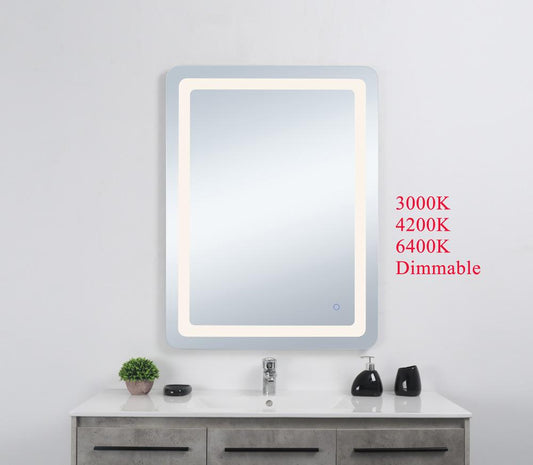 Elegant Furniture & Lighting - Genesis 30in x 40in soft edge LED mirror - MRE33040 veiw 2