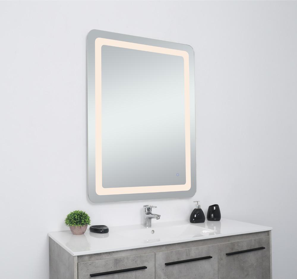 Elegant Furniture & Lighting - Genesis 30in x 40in soft edge LED mirror - MRE33040 veiw 4