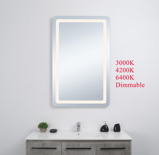 Elegant Furniture & Lighting - Genesis 30in x 48in soft edge LED mirror - MRE33048 veiw 2