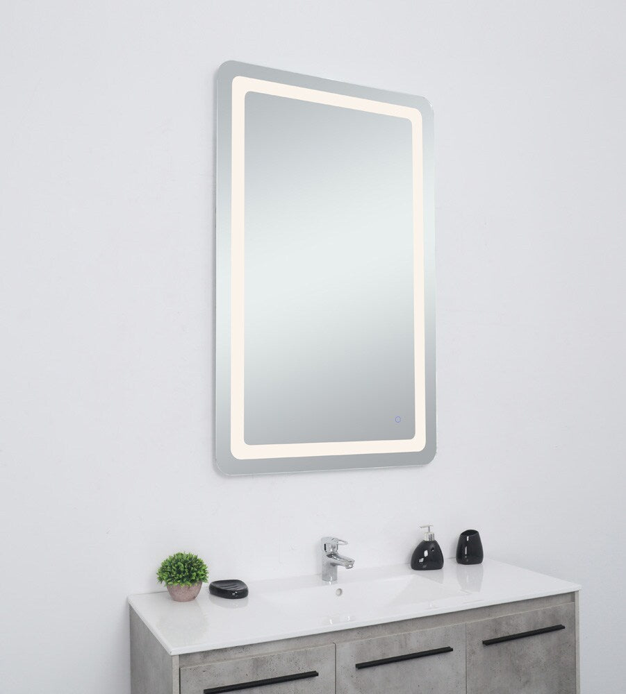 Elegant Furniture & Lighting - Genesis 30in x 48in soft edge LED mirror - MRE33048 veiw 3