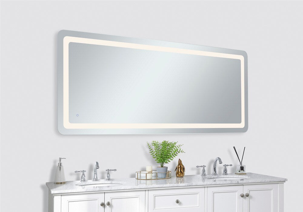 Elegant Furniture & Lighting - Genesis 30in x 72in soft edge LED mirror - MRE33072 veiw 3